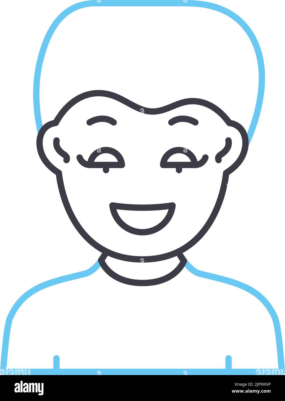 gentle line icon, outline symbol, vector illustration, concept sign ...