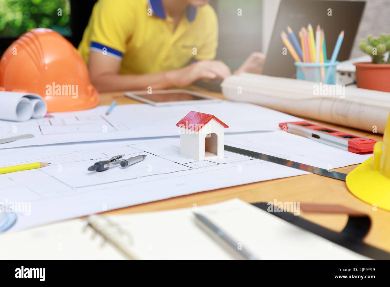 Engineer and Architect concept, Engineer Architects and Interior ...