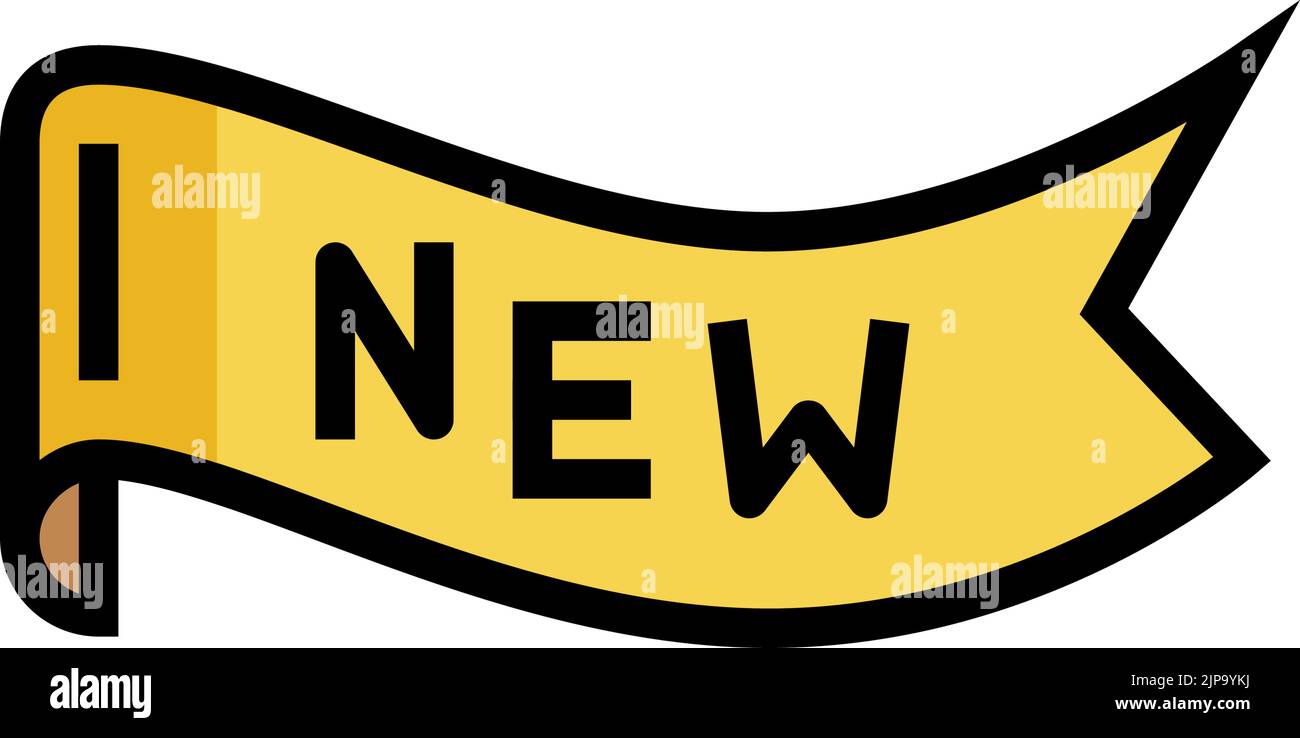 new ribbon banner design color icon vector illustration Stock Vector ...