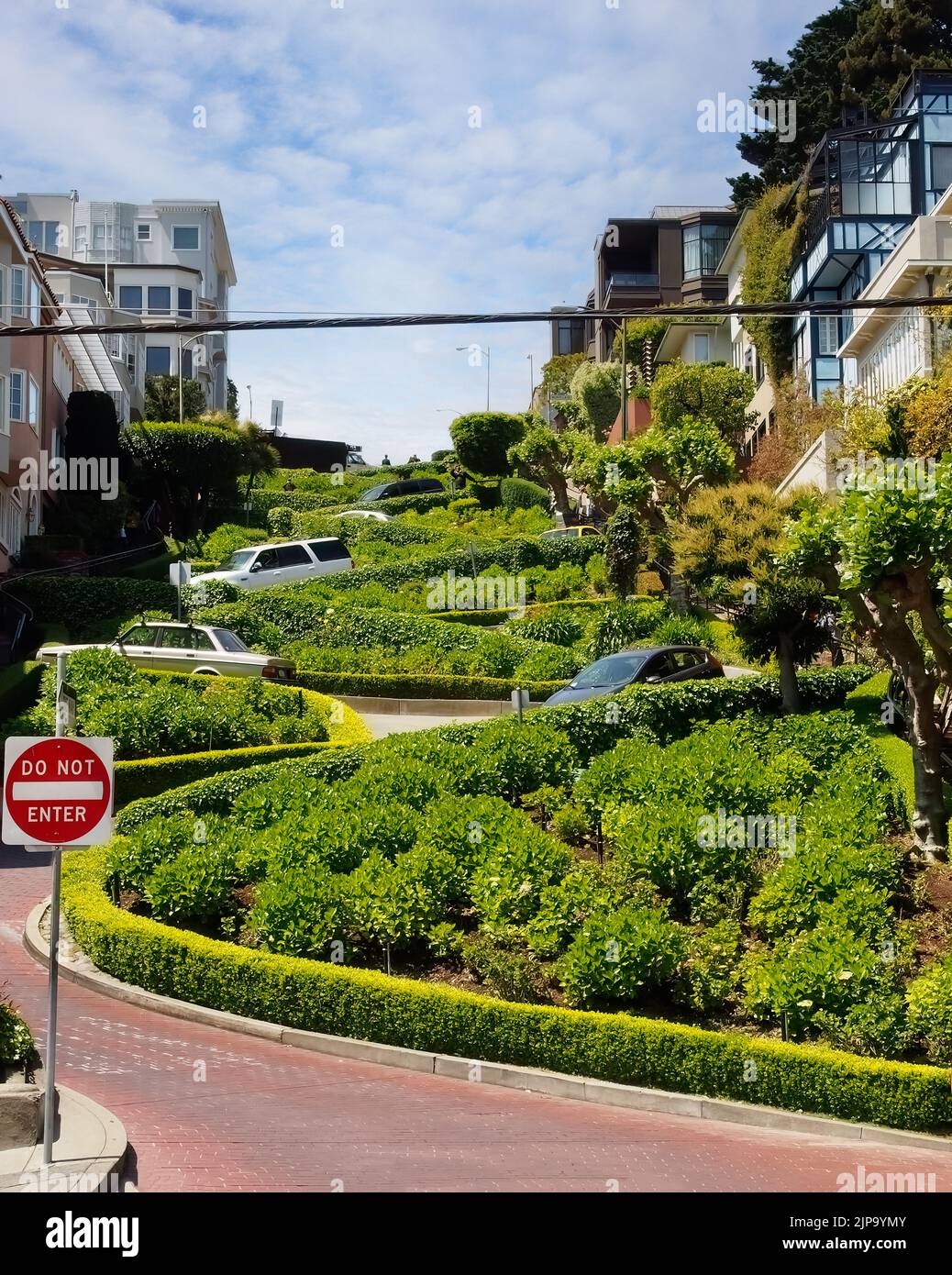 Lombard Street, San Francisco Circa 2013. Lombard Street is known as