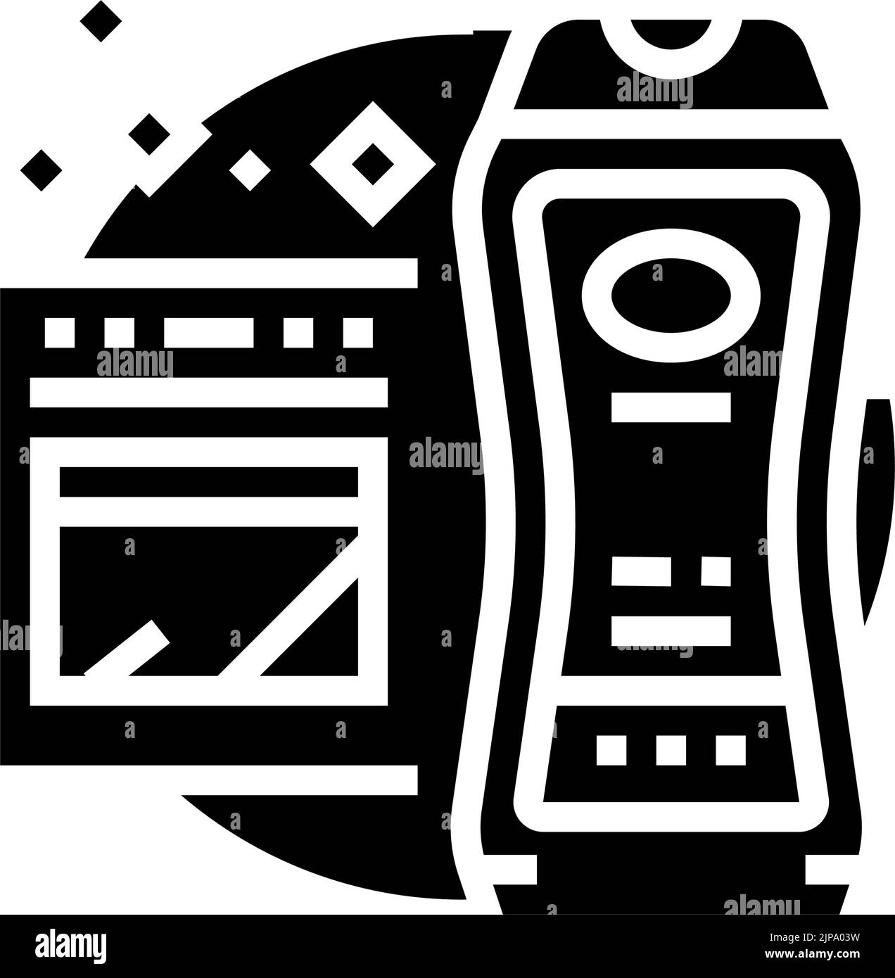 glass cleaner detergent glyph icon vector illustration Stock Vector ...