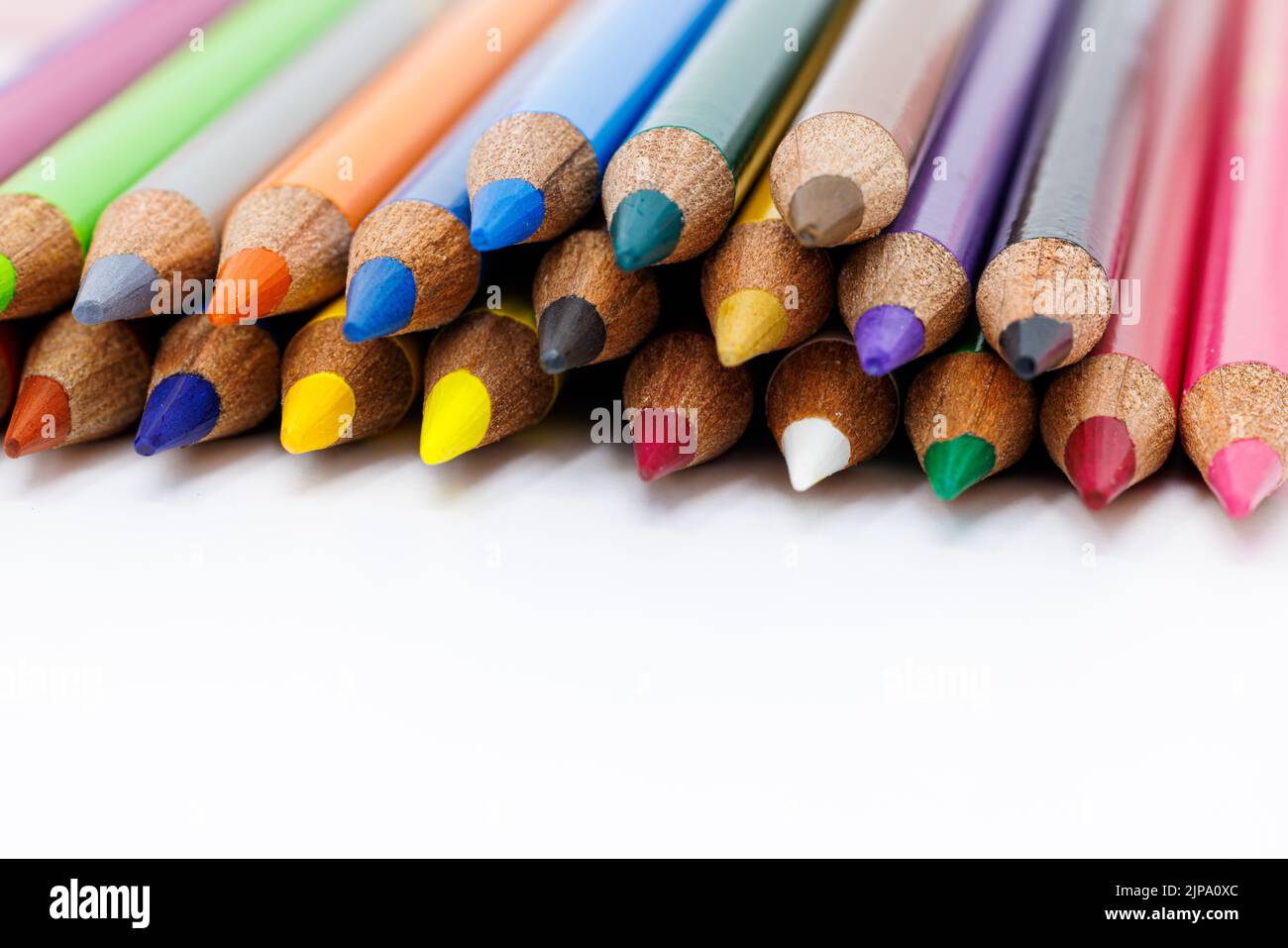 A colored pencil isolated on a white background Stock Photo - Alamy