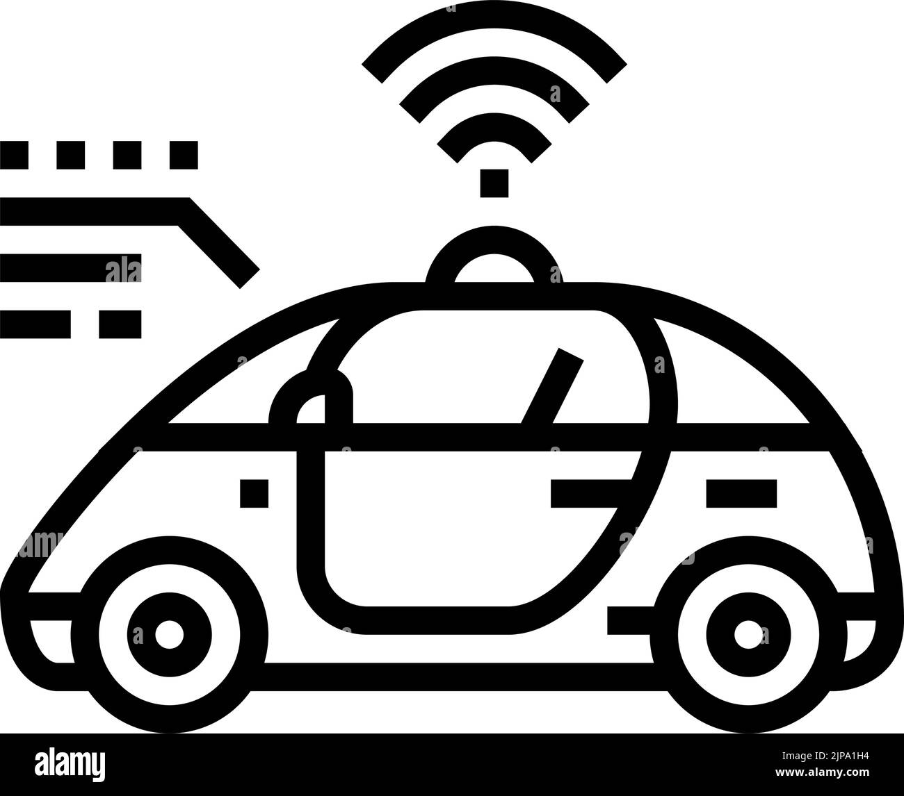 smart-auto-self-vehicle-line-icon-vector-illustration-stock-vector