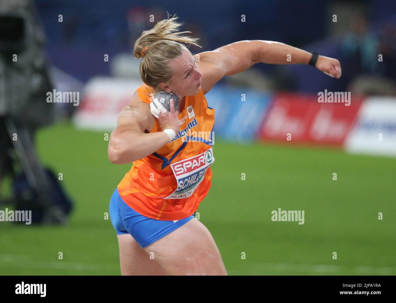 Jessica Schilder of Netherlands Gold medal during the Athletics, Women