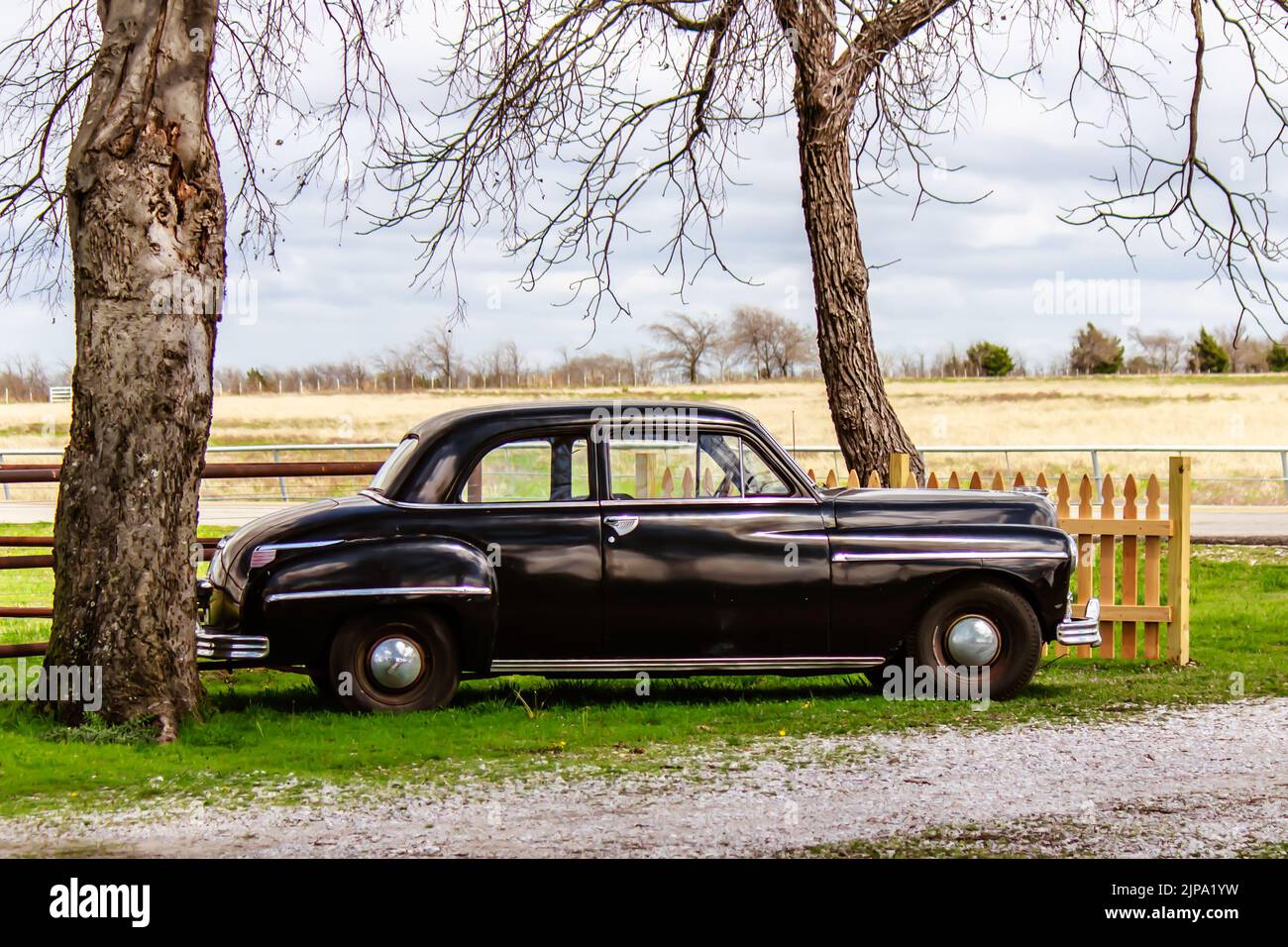 Plymouth Classic car Stock Photo - Alamy
