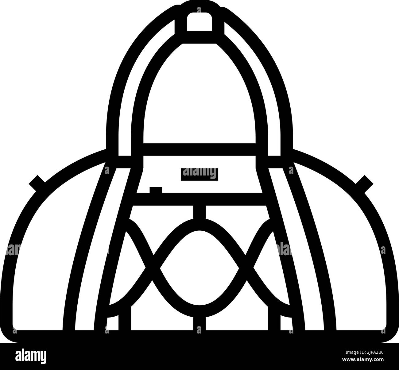 handle bag woman line icon vector illustration Stock Vector Image & Art ...