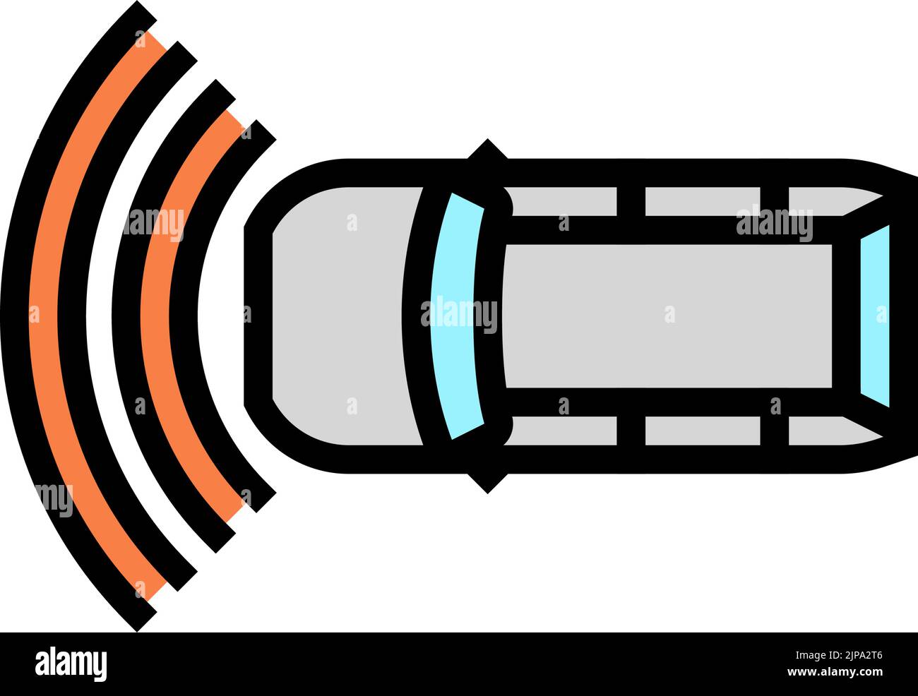cruise control car color icon vector illustration Stock Vector Image ...