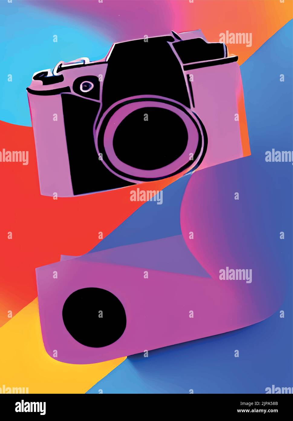 Photographer backgrounds Stock Vector Images - Alamy