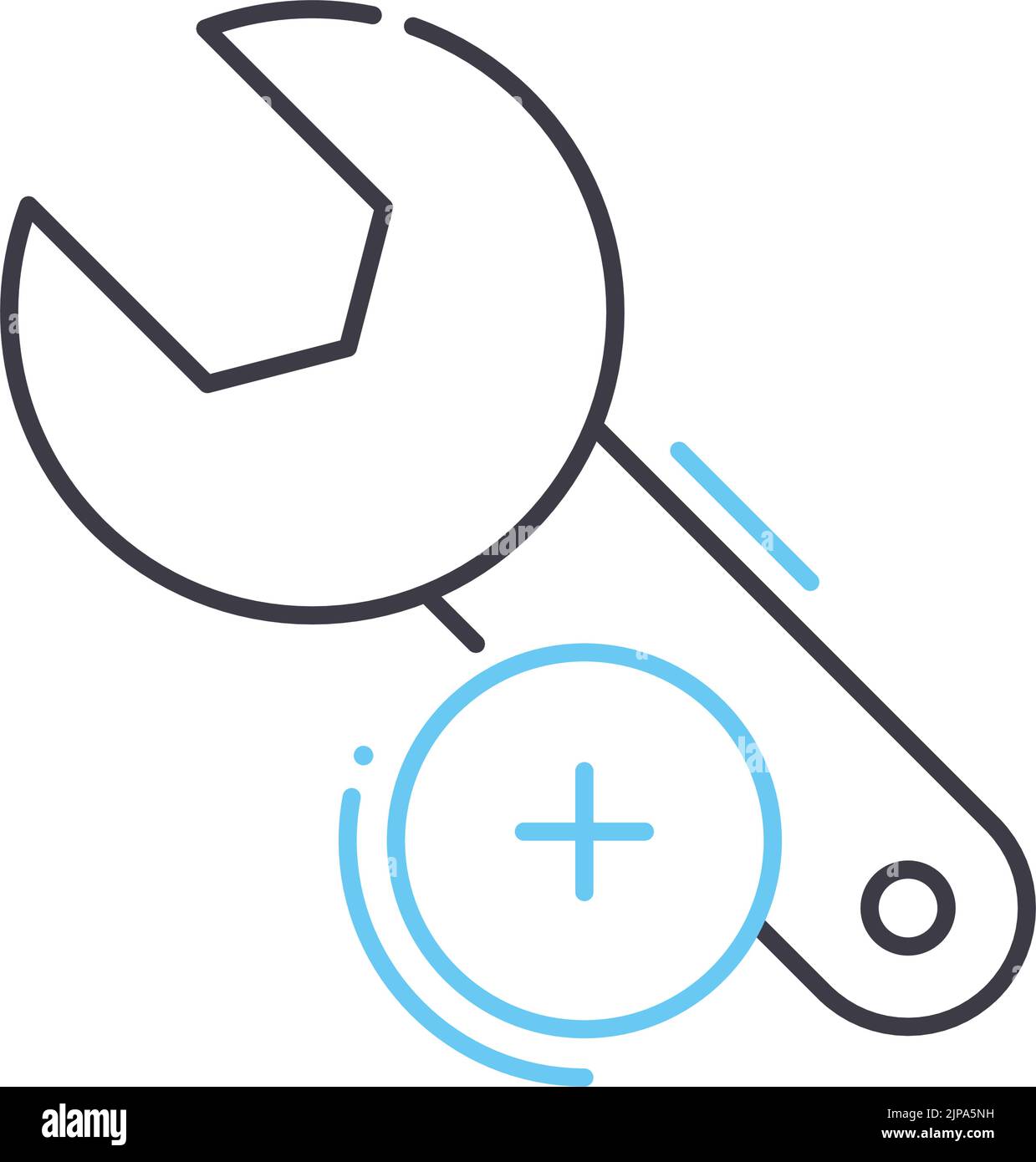 Fix app icon line Cut Out Stock Images & Pictures - Alamy