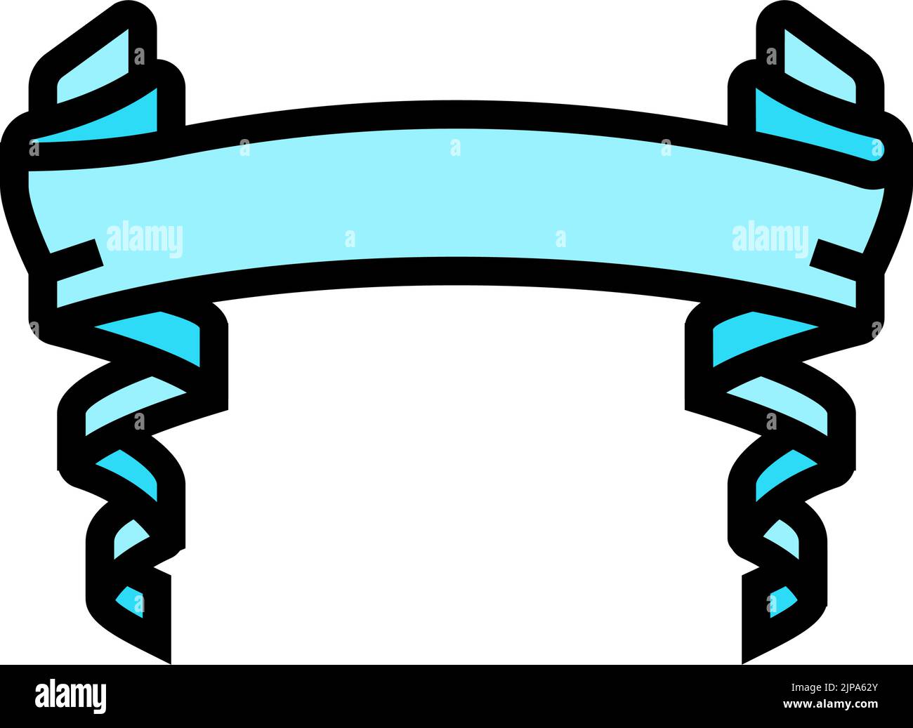 retro ribbon banner design color icon vector illustration Stock Vector ...