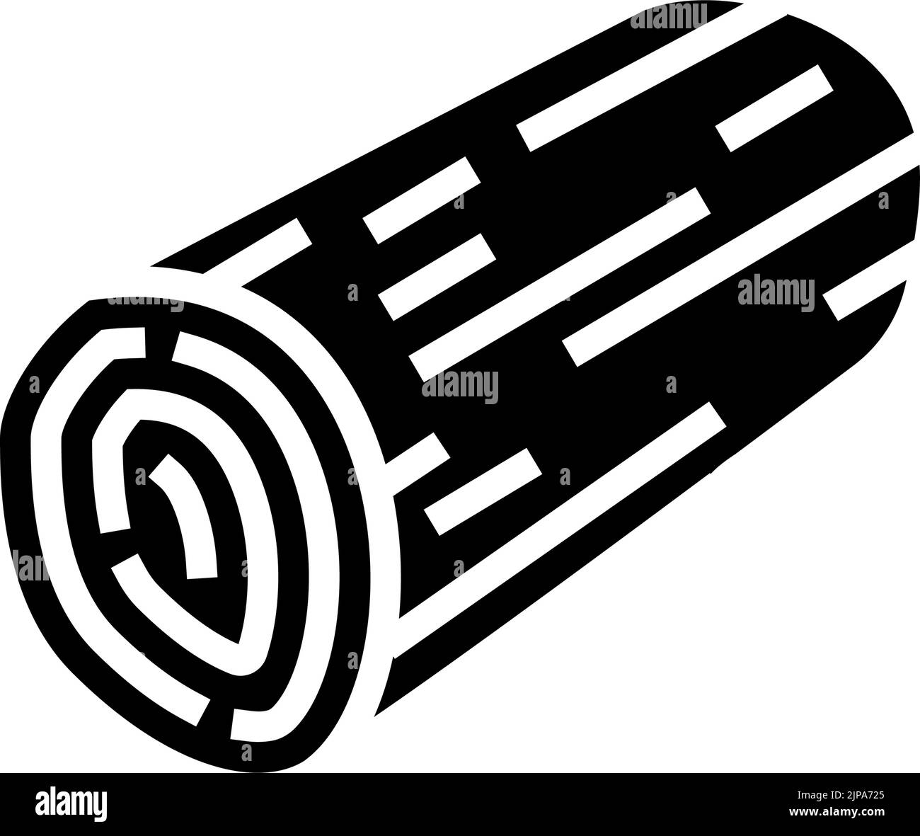log wood timber glyph icon vector illustration Stock Vector Image & Art ...