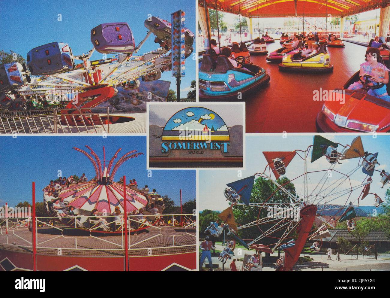 1980's postcard of Somerwest World, Butlins Minehead Resort. Somerset, England, UK Stock Photo