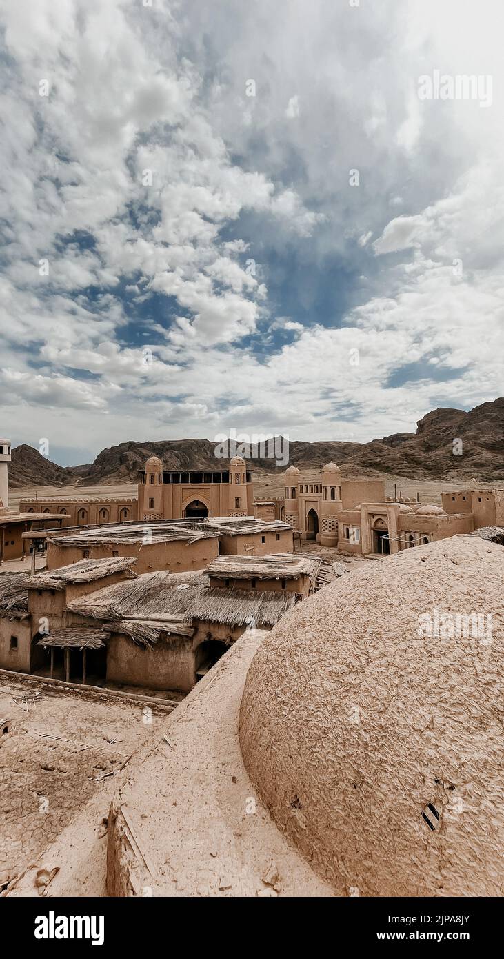 old buildings in an ancient city in the desert in summer Stock Photo ...
