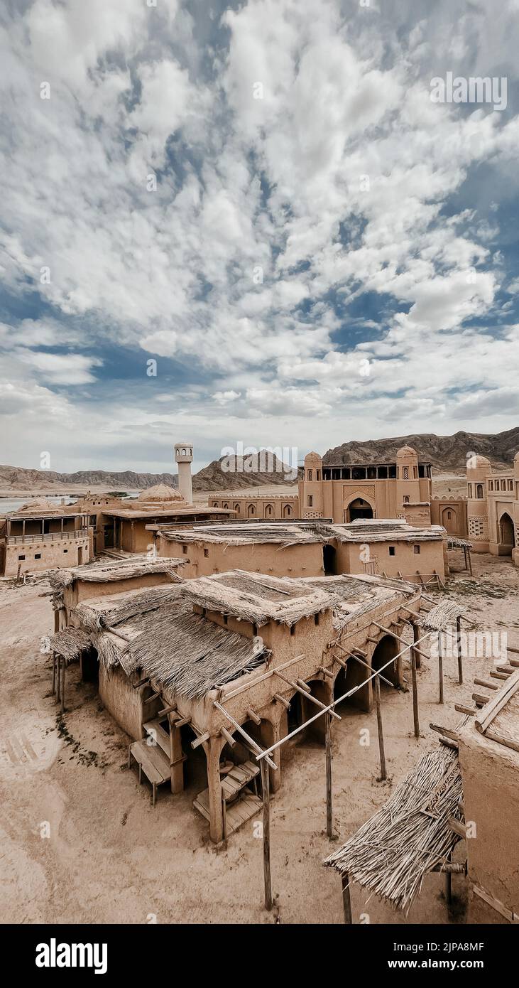 old buildings in an ancient city in the desert in summer Stock Photo ...