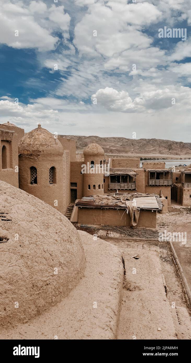 old buildings in an ancient city in the desert in summer Stock Photo ...