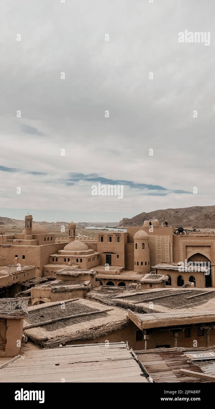 old buildings in an ancient city in the desert in summer Stock Photo ...