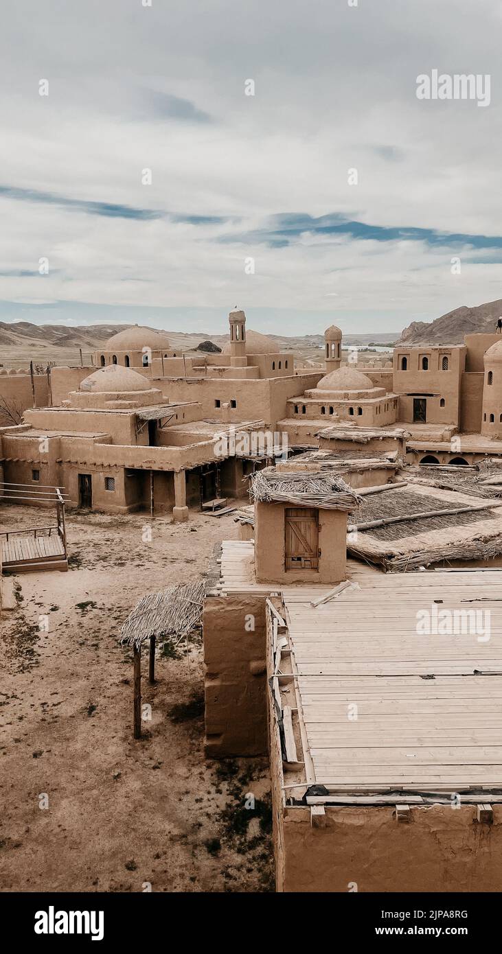 old buildings in an ancient city in the desert in summer Stock Photo ...