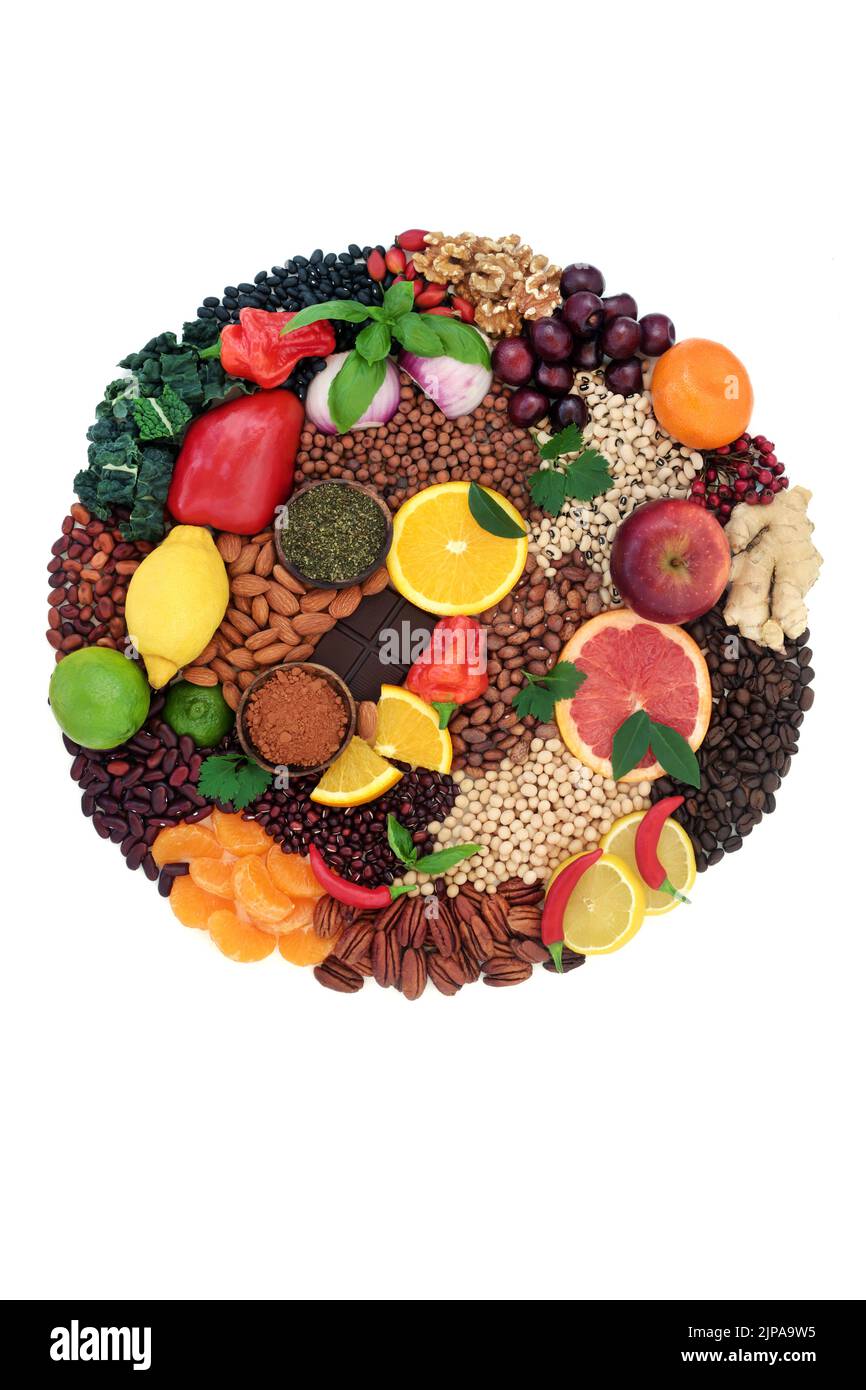 Nutritious vegan health food high in flavonoids and polyphenols. Also high in antioxidants, bio