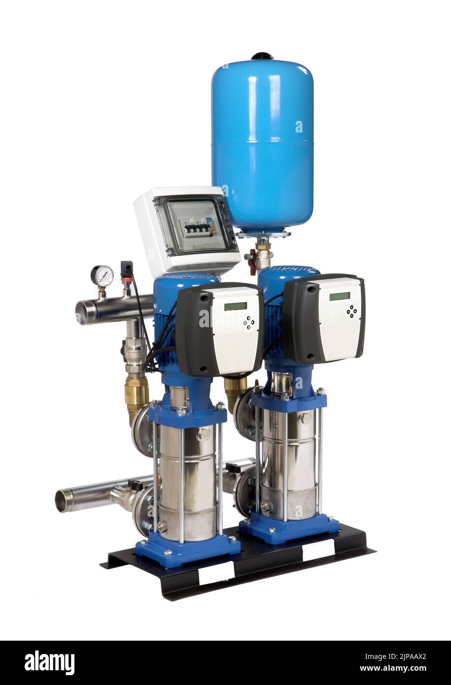 water pressure group isolated on white background Stock Photo - Alamy