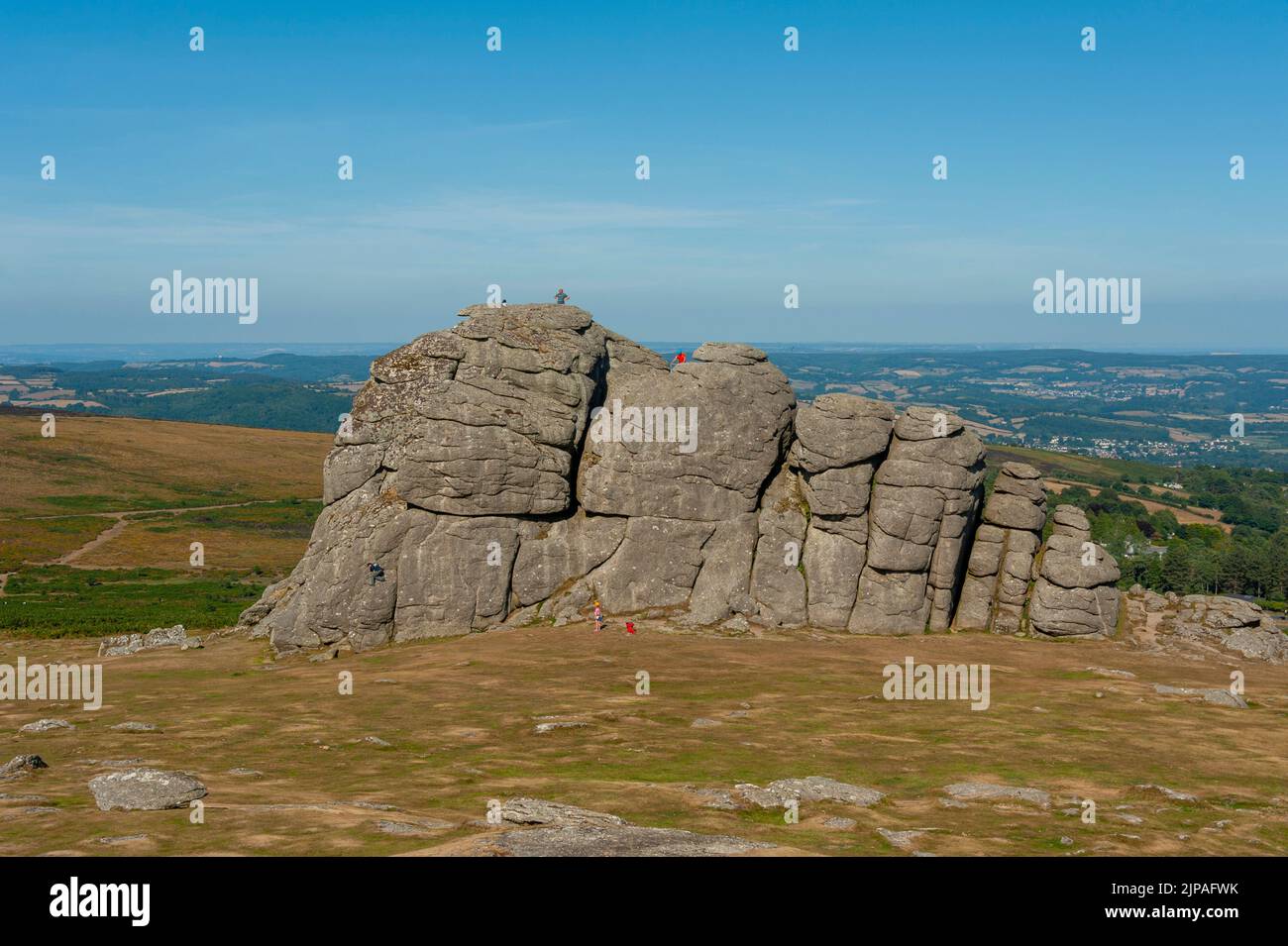Haytor Rocks, Dartmoor, Devon, England, UK Stock Photo
