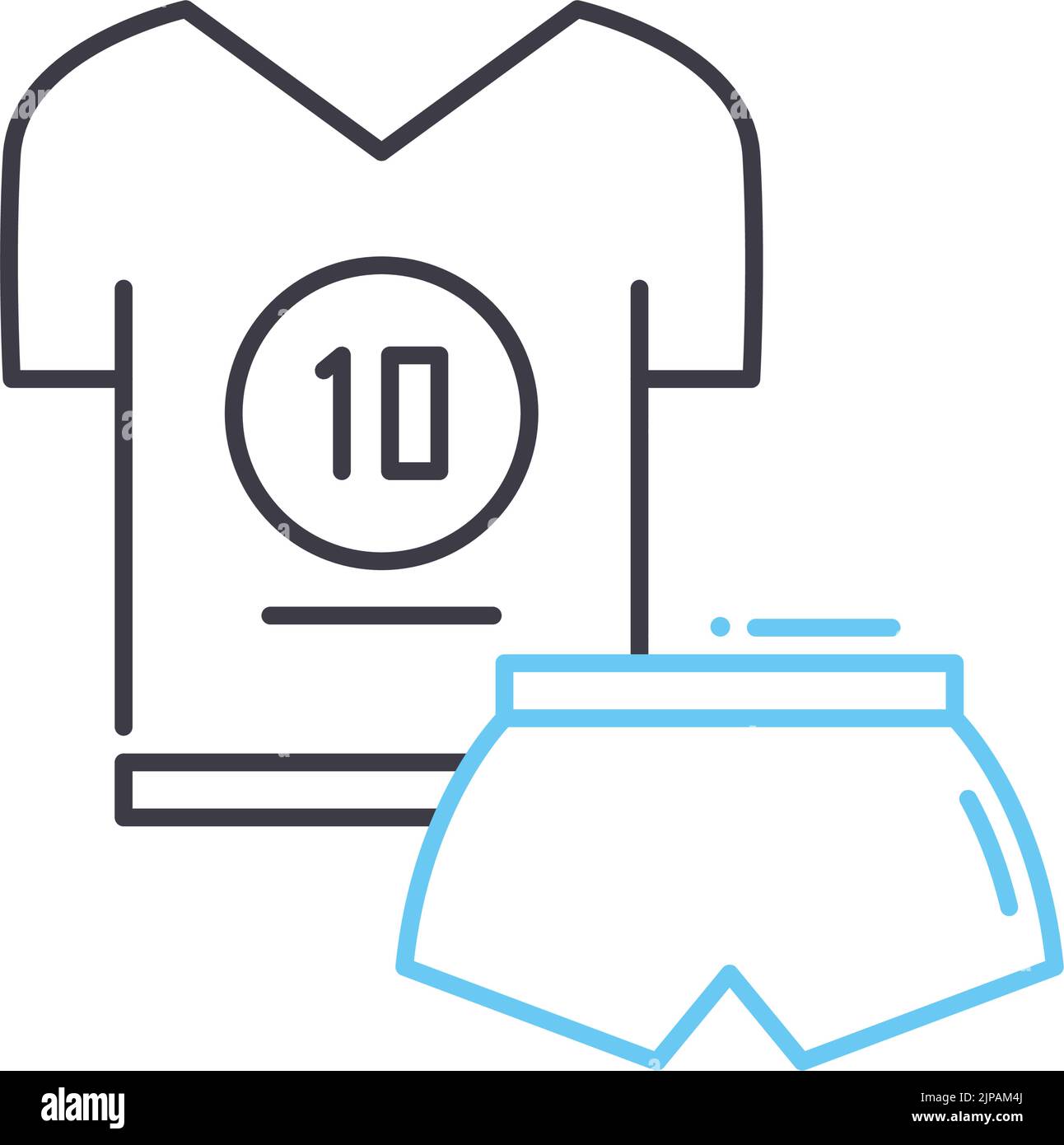 kit line icon, outline symbol, vector illustration, concept sign Stock ...
