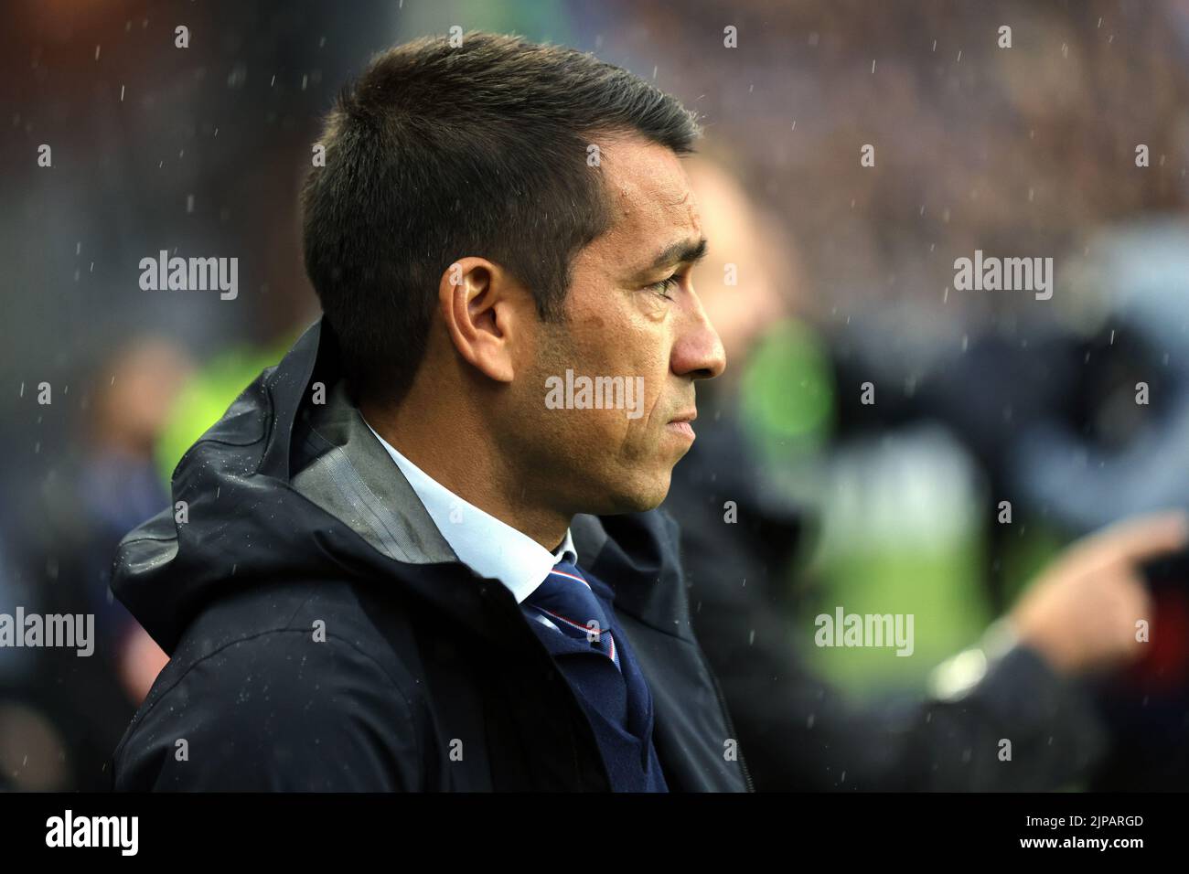 GLASGOW Rangers FC Coach Giovanni Van Bronckhorst during the UEFA
