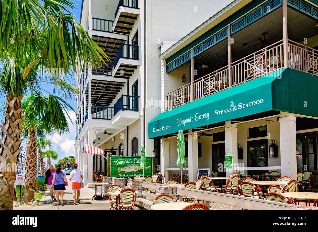 Trapani’s Eatery is pictured, Aug. 13, 2022, in Bay Saint Louis, Mississippi. Stock Photo