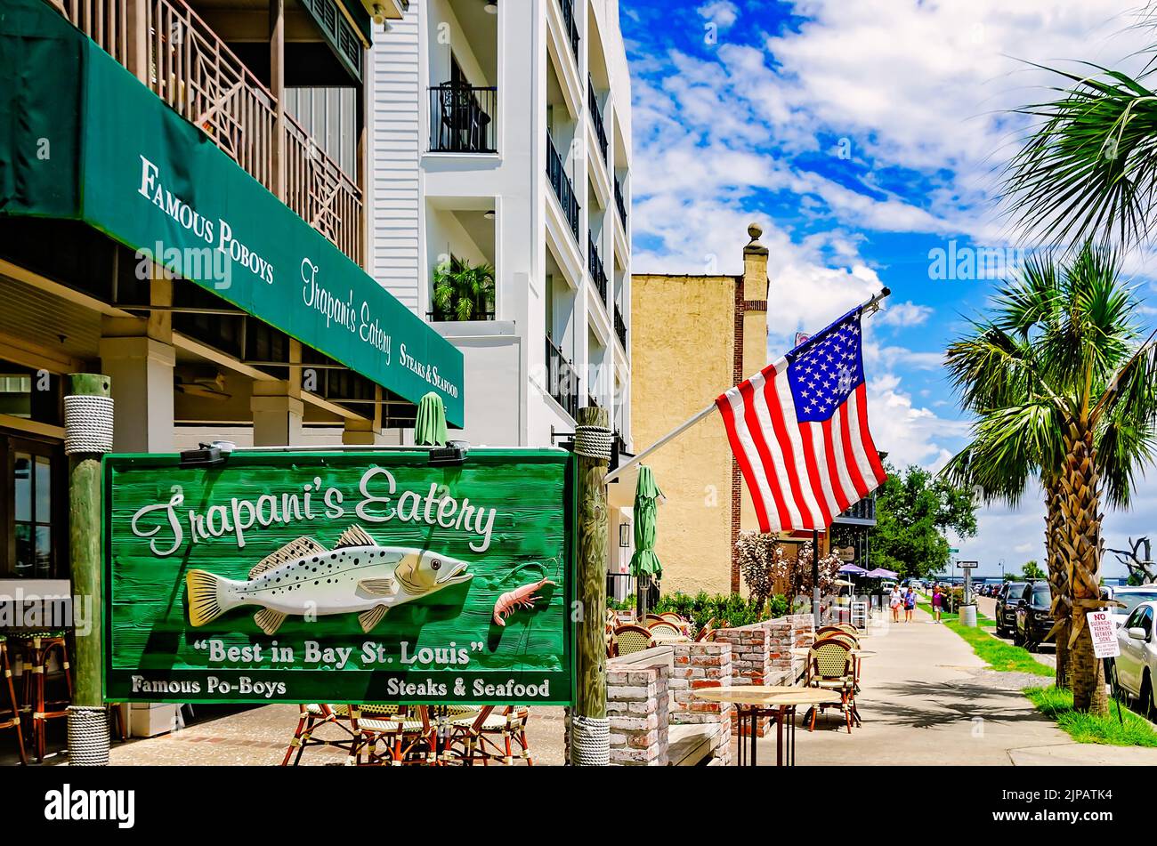 Trapani’s Eatery is pictured, Aug. 13, 2022, in Bay Saint Louis, Mississippi. Stock Photo