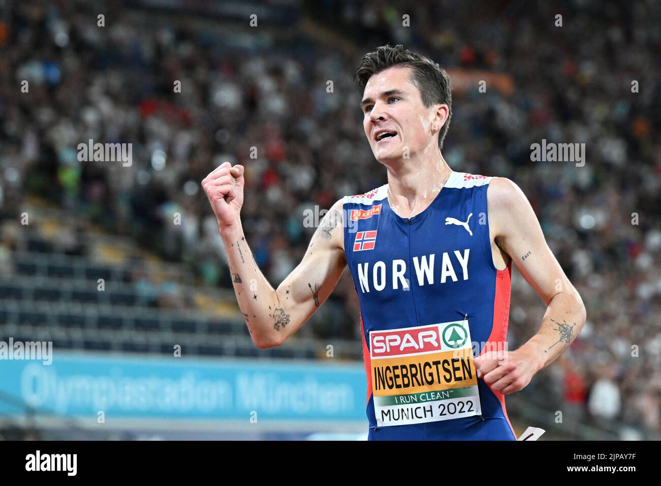 Munich, Germany. 16th Aug, 2022. European Championships, Athletics, Men ...