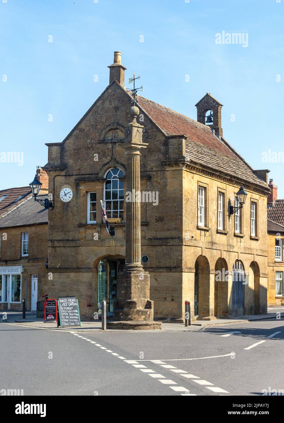 The market house and cross martock somerset village centre shops hires