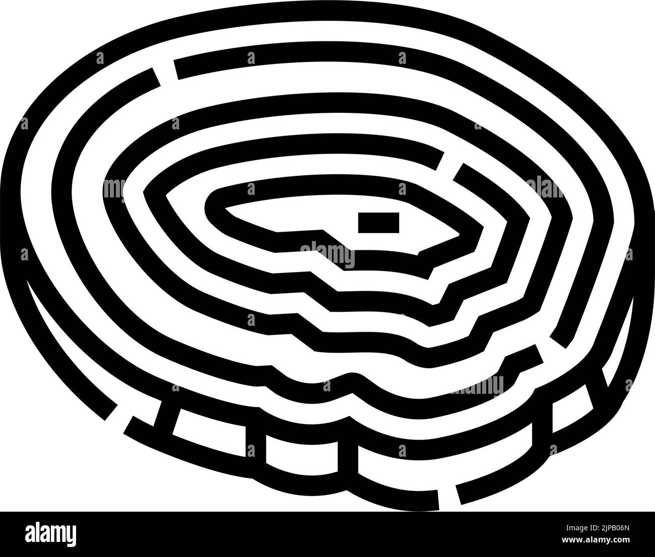 Piece wood timber icon Black and White Stock Photos & Images - Alamy