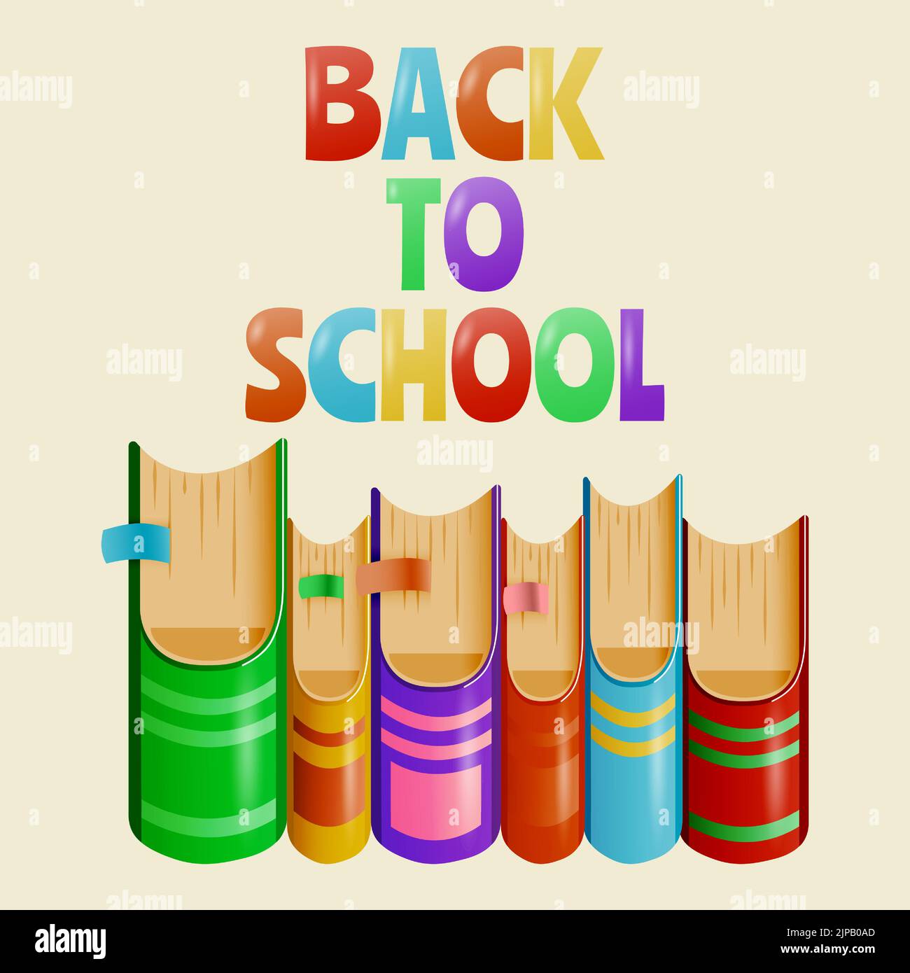 Back to school lettering with graduation cap and doodles. Offer or sale  advertising design. Handwritten and typed text, calligraphy. For leaflets,  bro Stock Vector Image & Art - Alamy