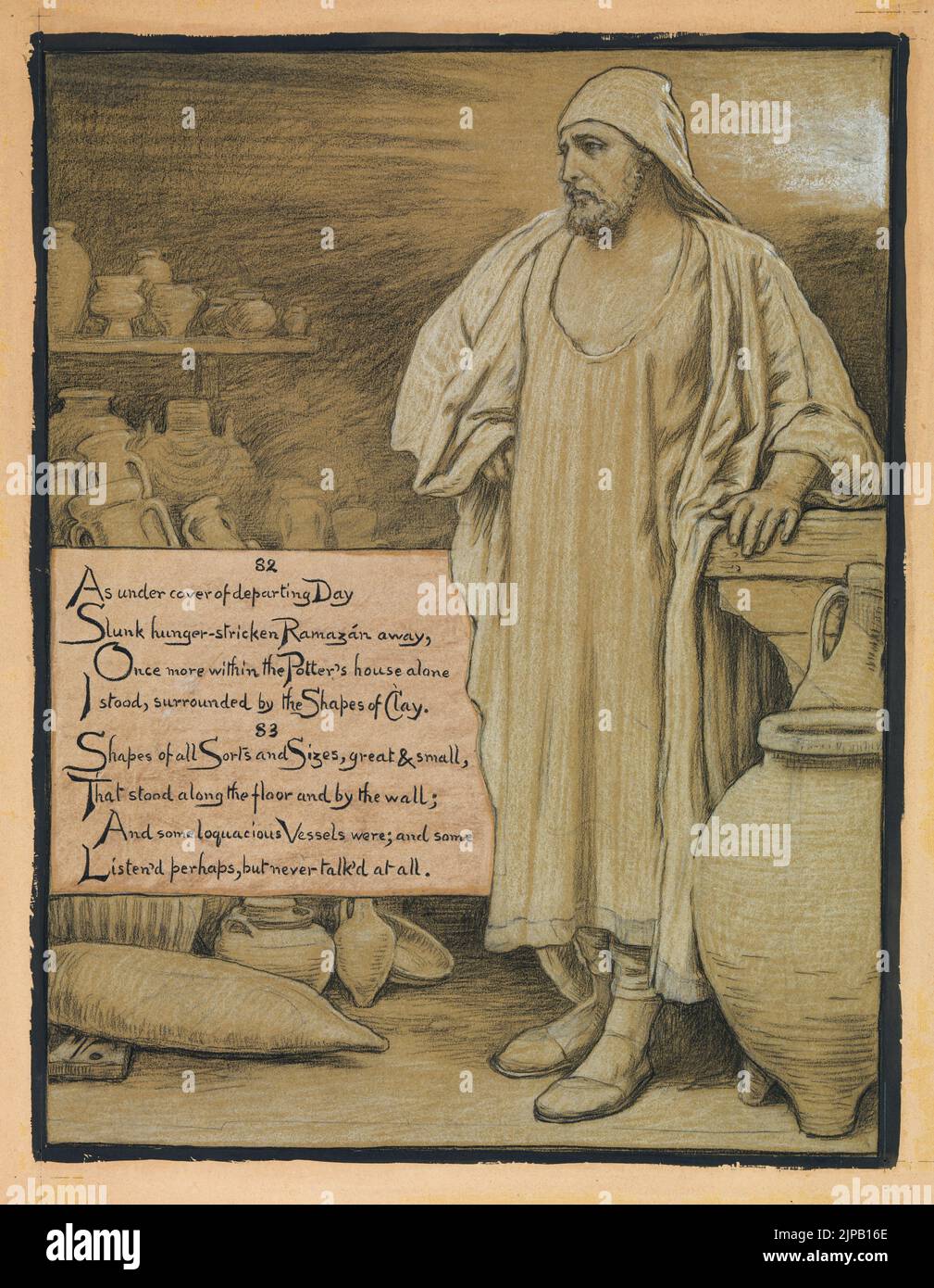 In the Potter’s House. Illustration by Elihu Vedder from the Rubáiyát