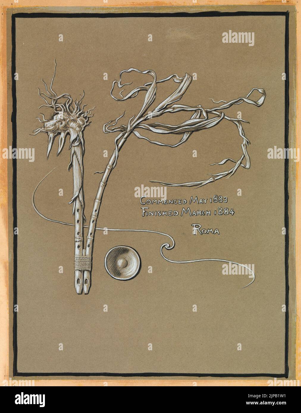 Artist’s Signature. Illustration by Elihu Vedder from the Rubáiyát of