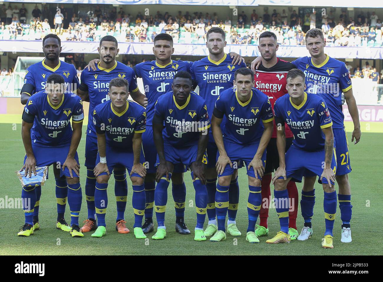 hellas verona team photo during Hellas Verona vs SSC Napoli, 1° Serie A Tim 202223 game at