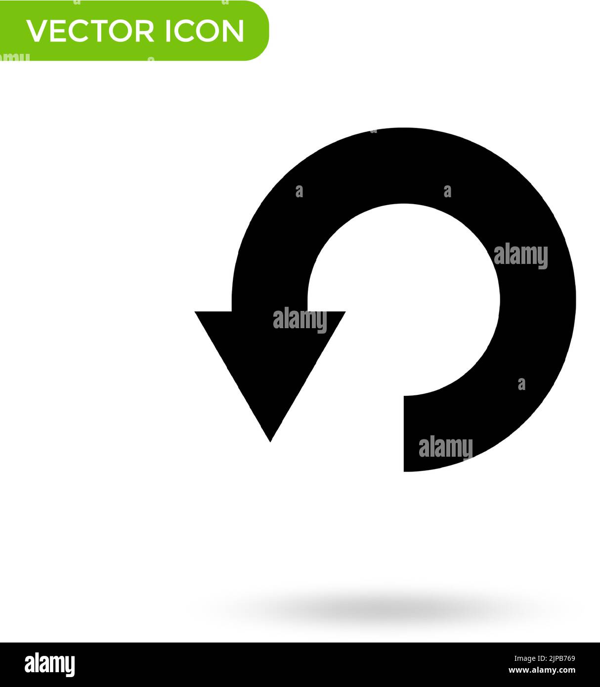 circle arrow icon. minimal and creative icon isolated on white ...