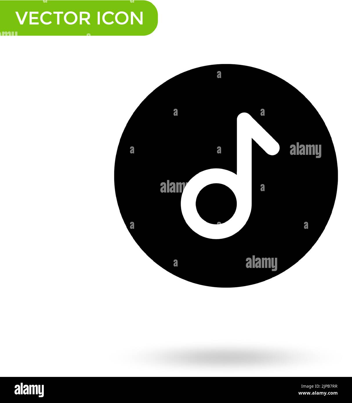 music note icon. minimal and creative icon isolated on white background ...
