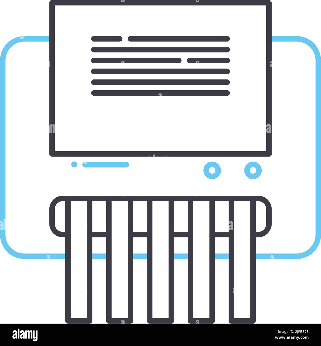 Pencil shredder Stock Vector Images - Alamy