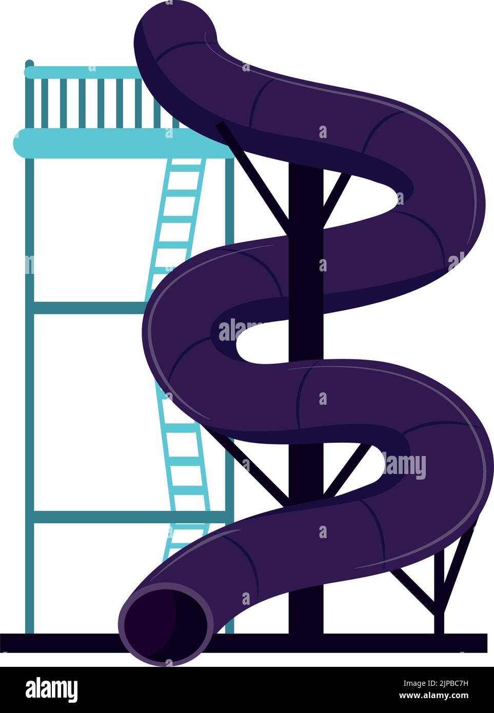 water park slide Stock Vector Image & Art - Alamy