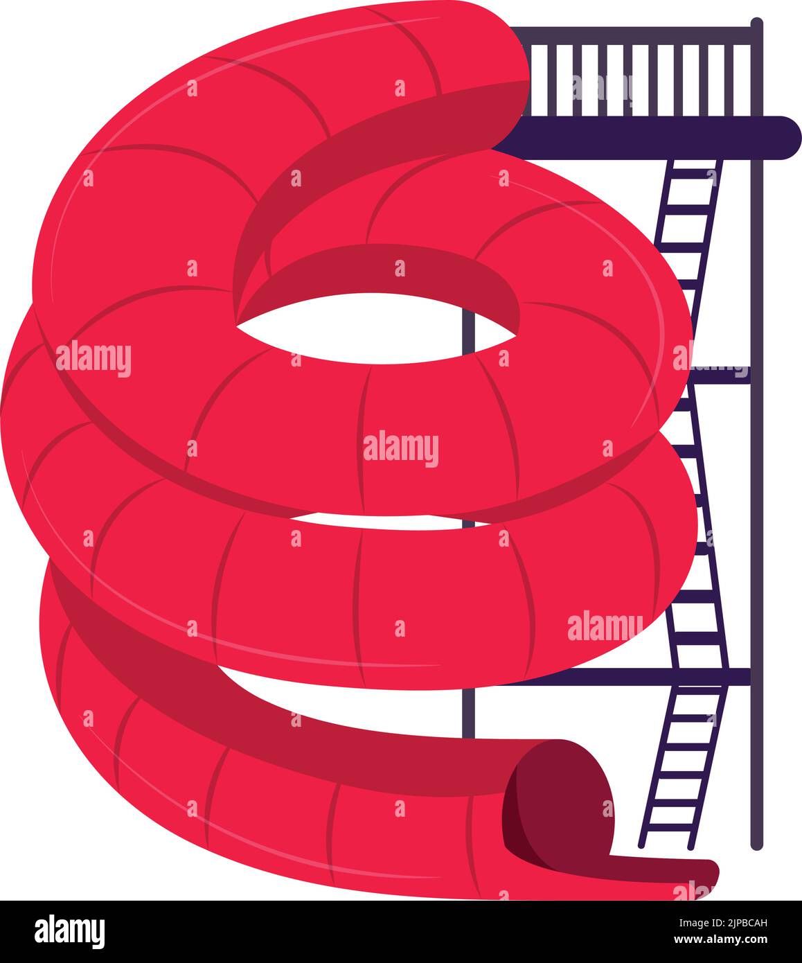 red slide water park Stock Vector Image & Art Alamy