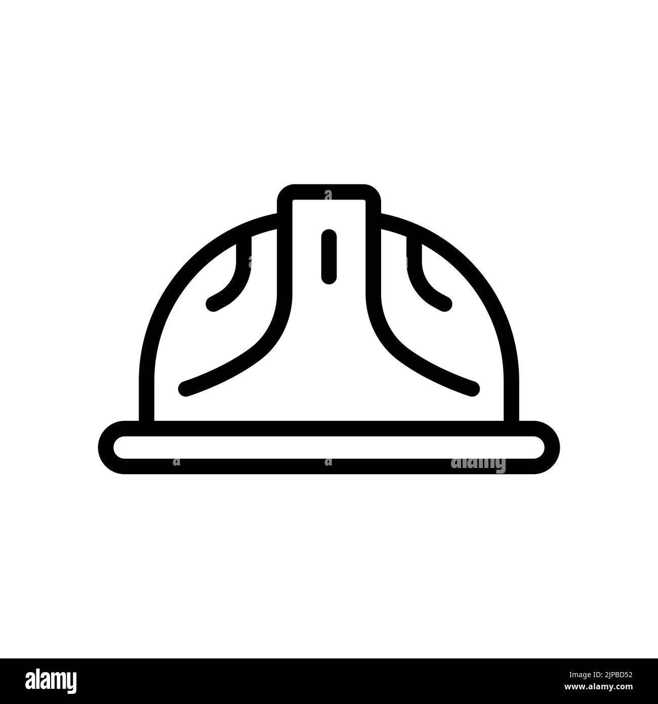 White Hard Hat Icon
