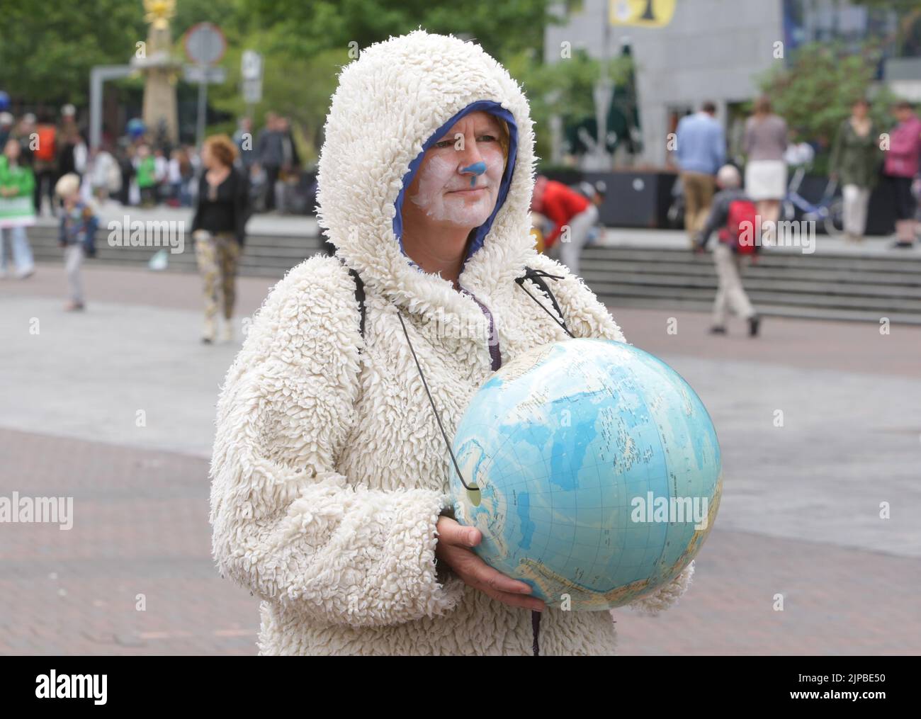 Climate March Protest, Rotterdam, Netherlands Stock Photo