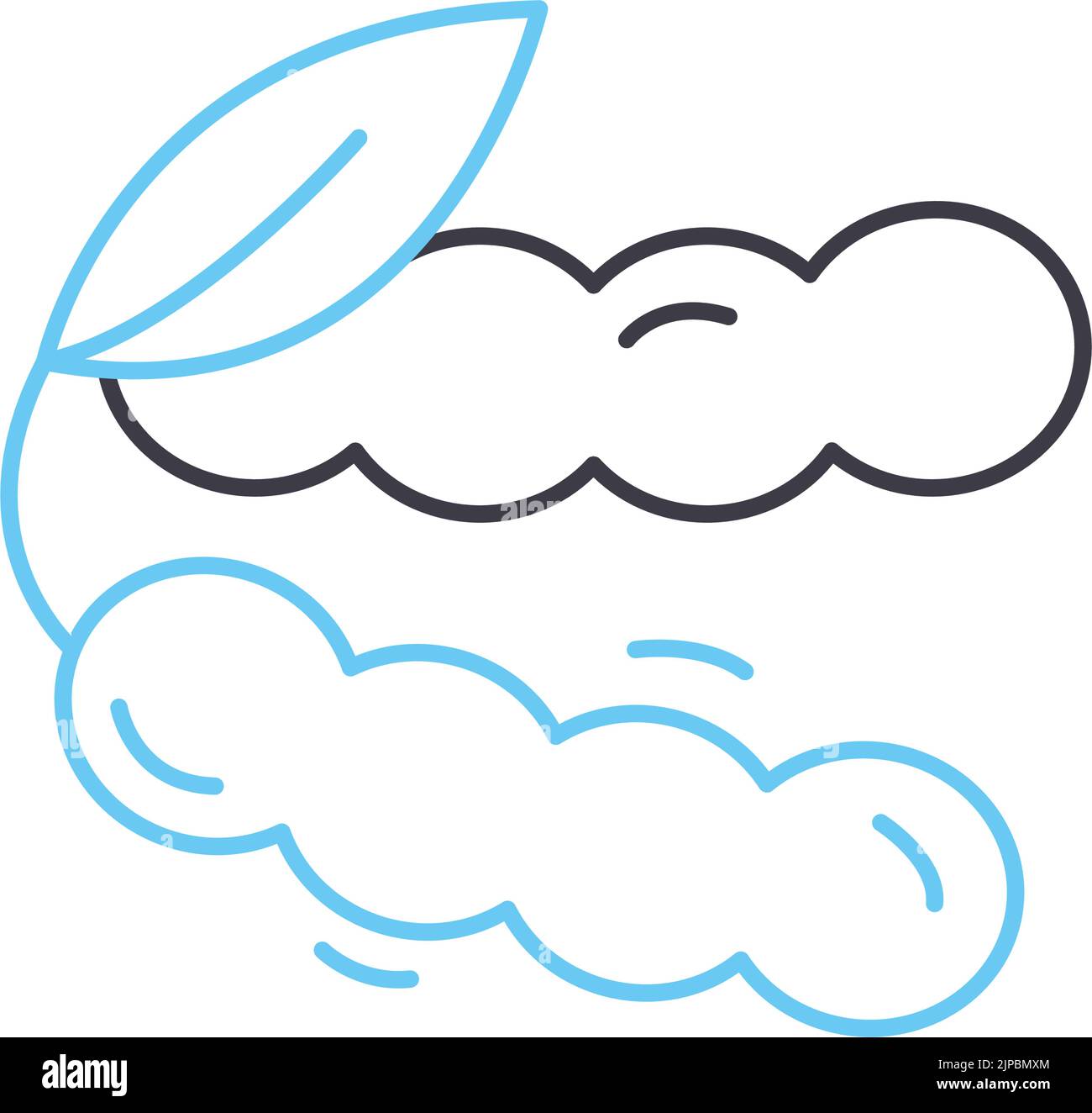 tamarind line icon, outline symbol, vector illustration, concept sign ...