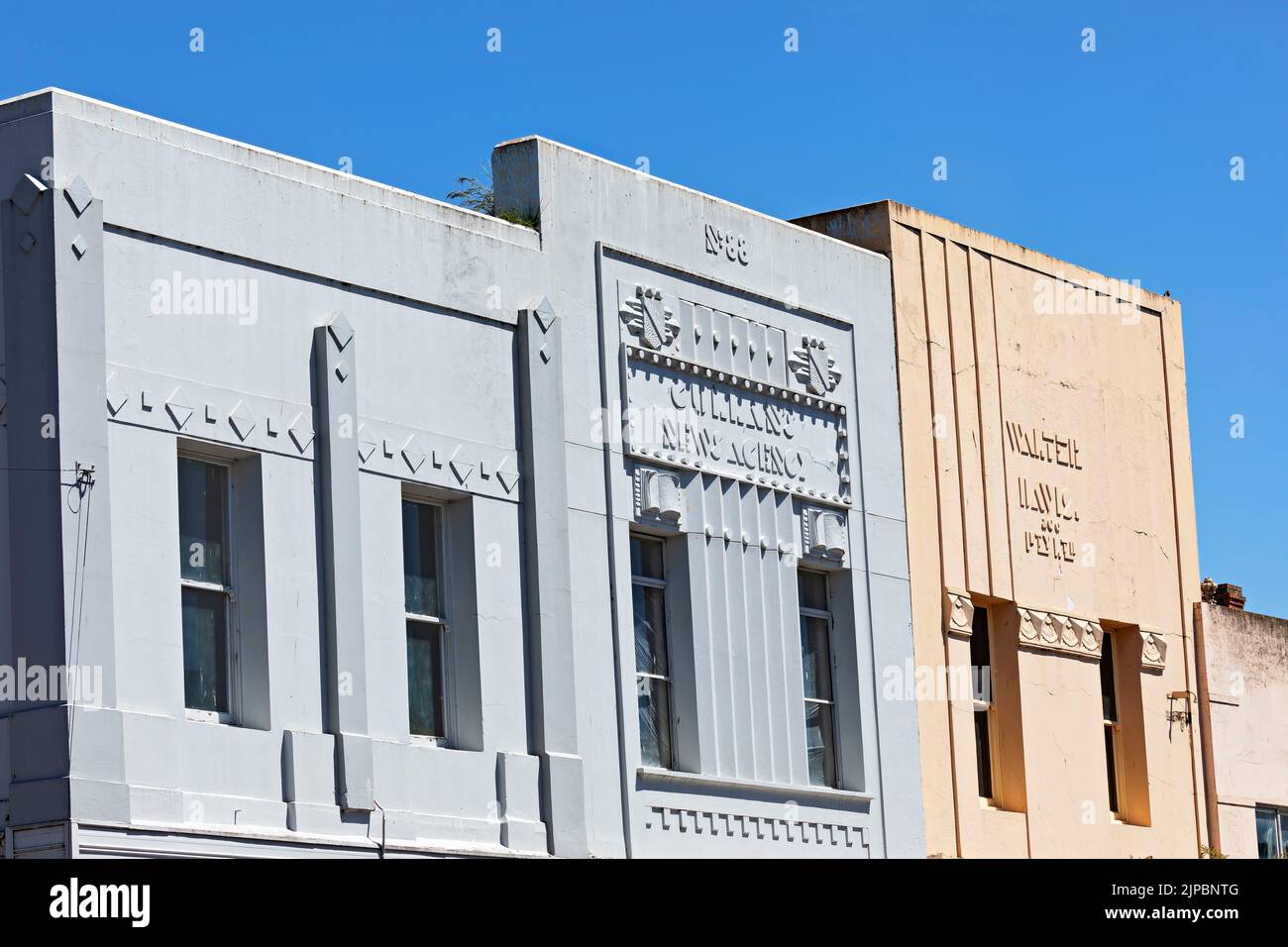 Ballarat Australia / Art Deco era architecture in the Bridge Mall in