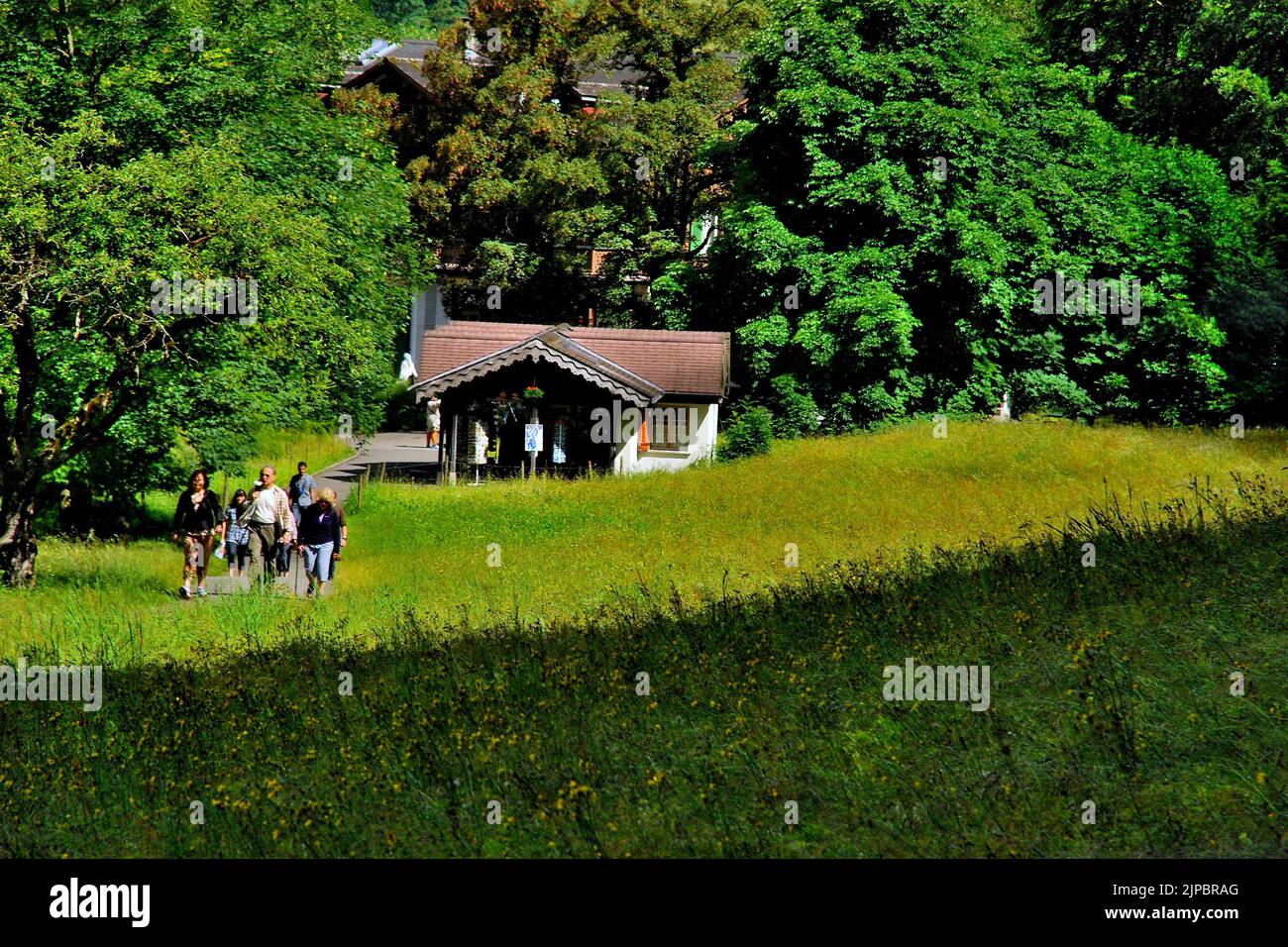 Mürrenbach falls switzerland hi-res stock photography and images - Alamy