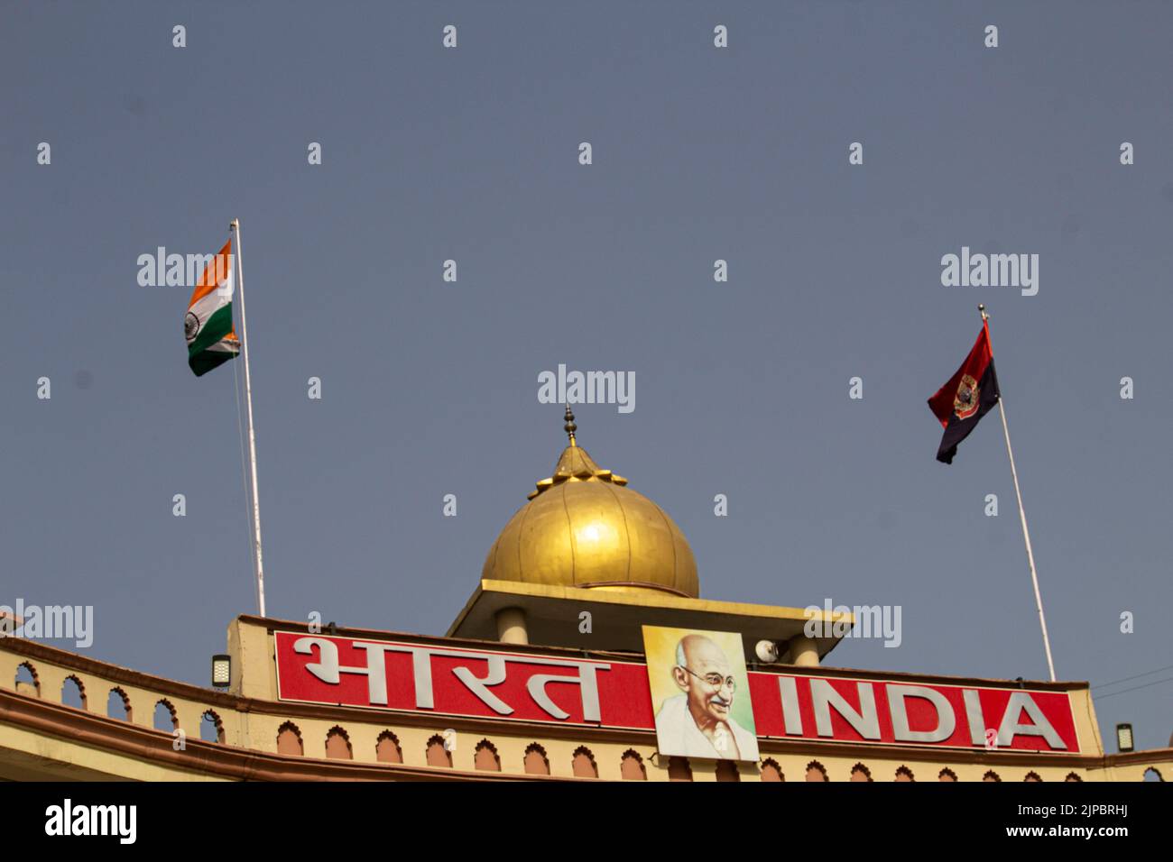 The lowering of the flags ceremony at the AttariWagah border is a