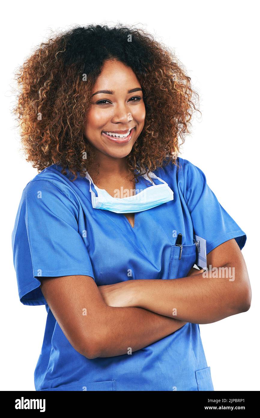 Nursing is just like being a miracle worker. Studio portrait of an