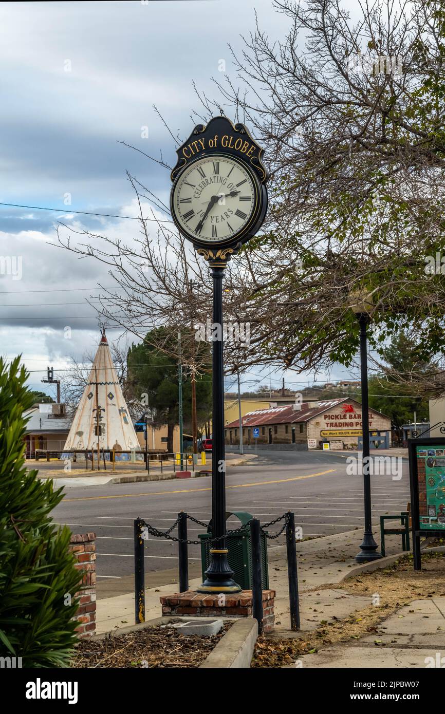 Globe, AZ, USA Dec 25, 2021 A well known city for its outdoor life