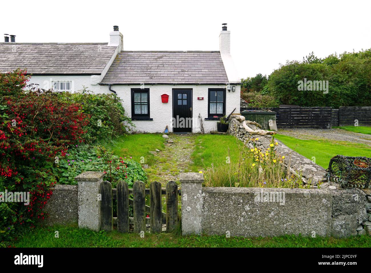 Kearney Village, Northern Ireland. Picturesque 18th century fishing