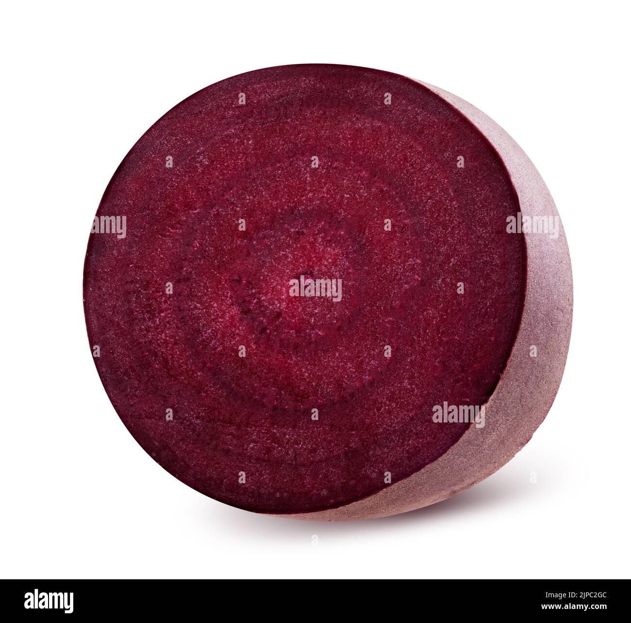 Fresh beetroot isolated on white background. Clipping path Stock Photo